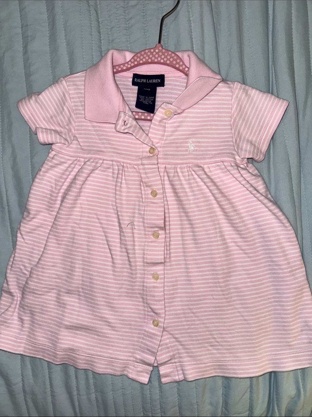 Ralph Lauren Pastel Pink Polo Dress